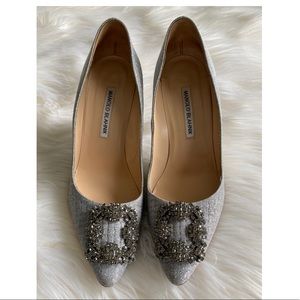 ❌SOLD❌Manolo Blahnik Hangisi Sparkle Pumps